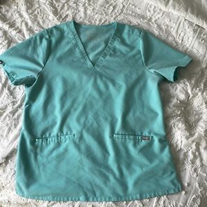 Light blue Figs Womens Scrub Top